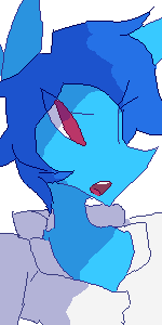 Headshot of Anne, the comically diminutive Neopet in charge