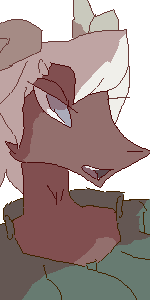 Headshot of Baph, the devil-may-care contraband merchant