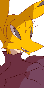 Headshot of Foxy, who has gigantic breasts and the most original name ever